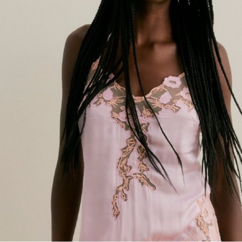 FREE PEOPLE MYSTIC GROOVE EMBROIDERED LACE SLIP - Picture 6 of 8